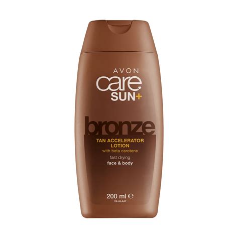 Avon Care Sun+ Bronze Tan Accelerator Lotion.